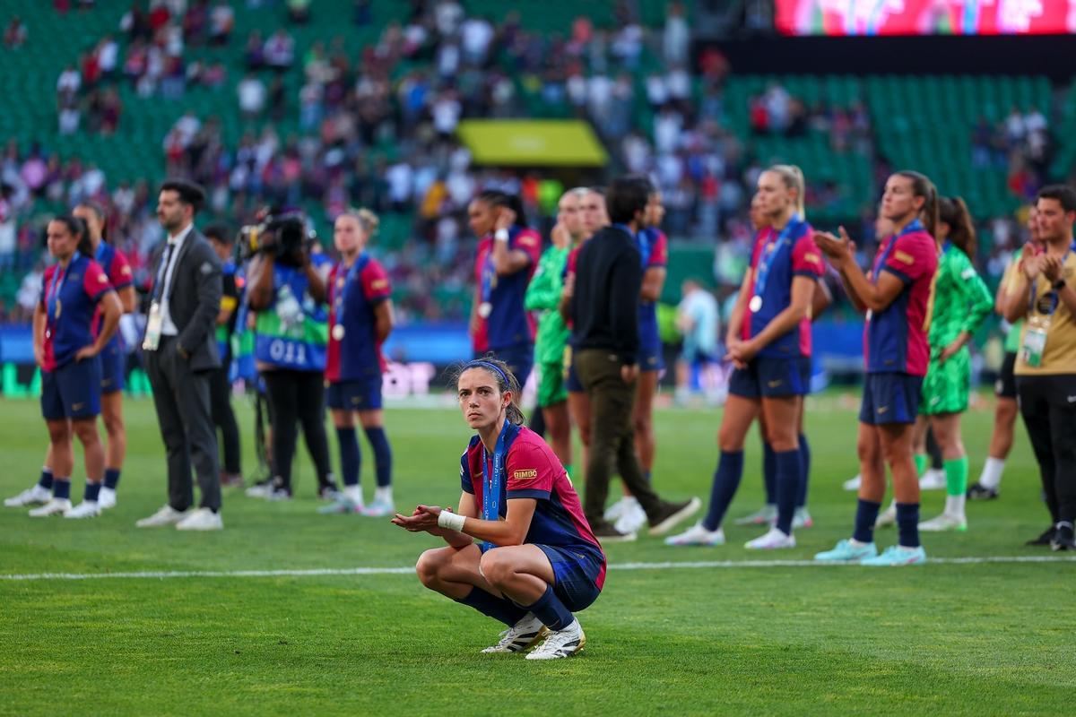 Aitana, desolada tras perder la final de la Champions