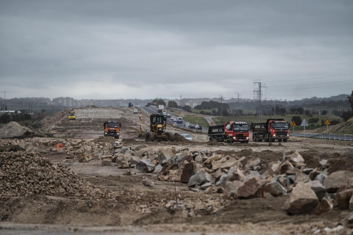 Galería | Así avanzan las obras de la variante de Malpartida de Cáceres