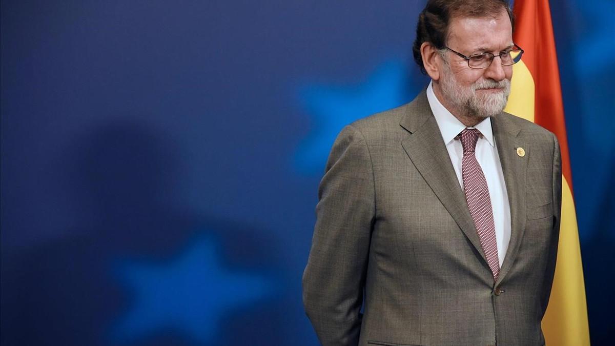 El presidente del Gobierno, Mariano Rajoy, en una reciente cumbre en Bruselas.