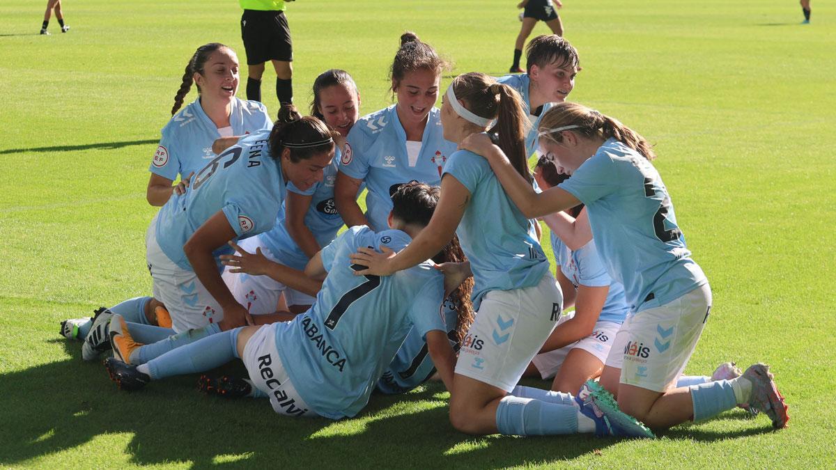 Debut en competición ofiial de As Celtas, frente al Victoria en Balaídos (2-0).