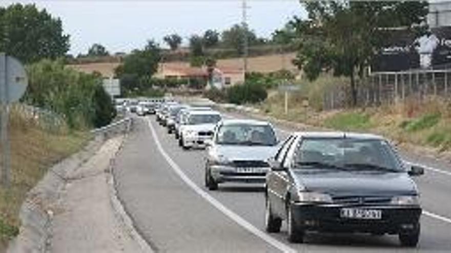 Retencions també per anar de Girona a la Costa Brava centre.