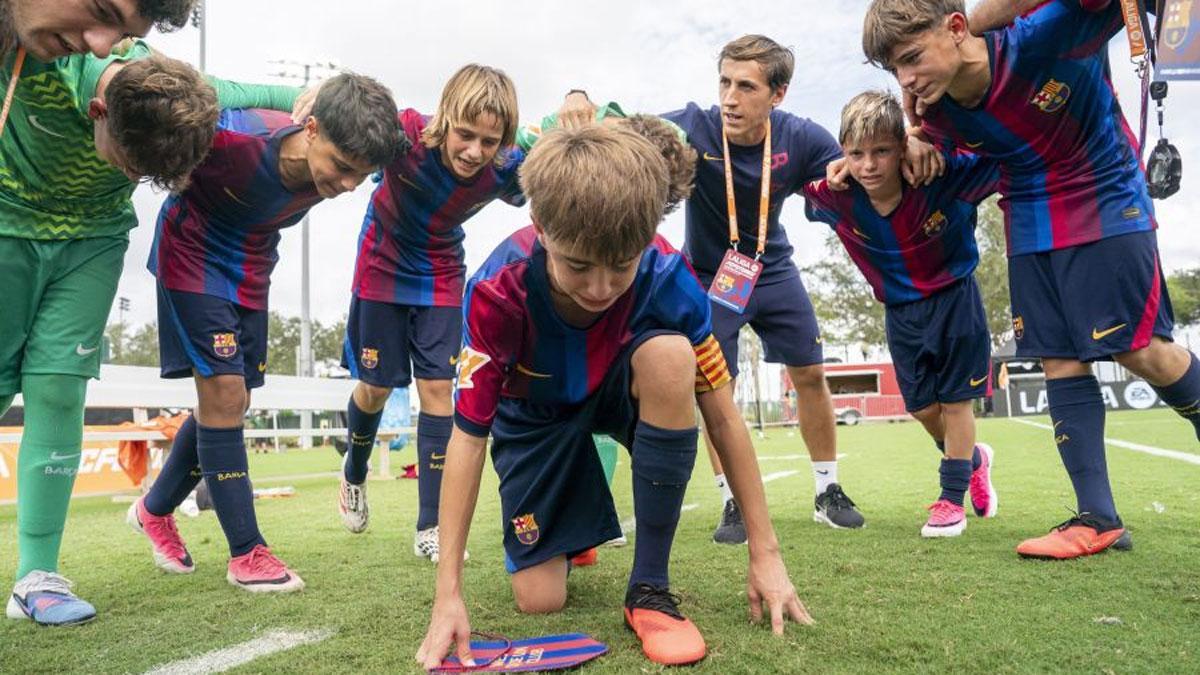 El sub-13 azulgrana no tuvo un feliz primer día de competición