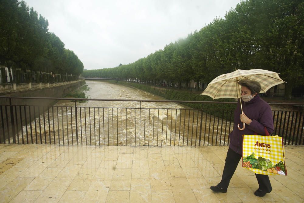 Temporal amb inundacions i creixement dels rius a les comarques gironines (18-22 d'abril de 2020)