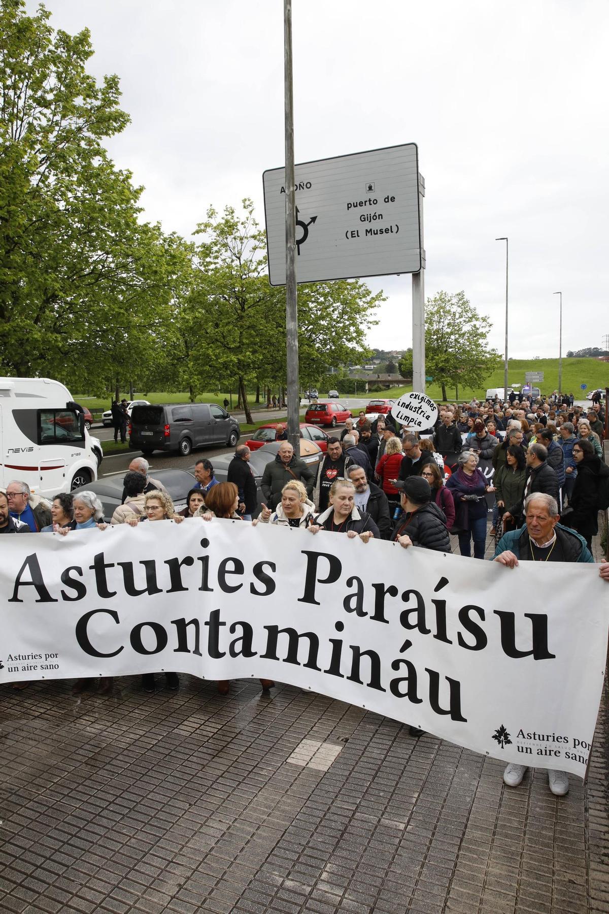 Así fue la nueva movilización vecinal en Gijón por el vial de Jove (en ...