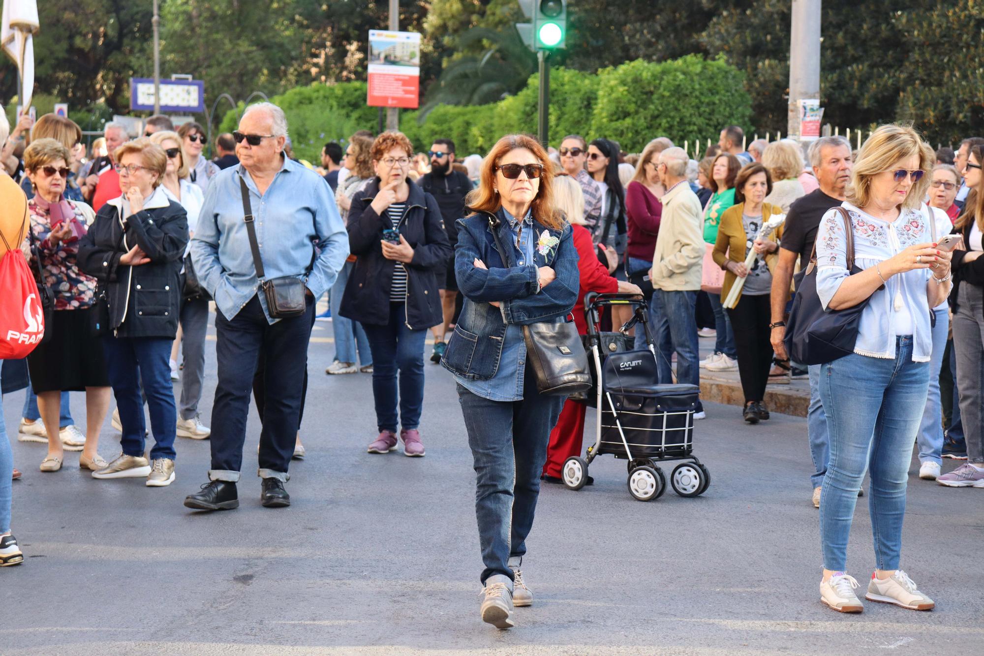 Las imágenes del regreso en romería de la Fuensanta a su santuario