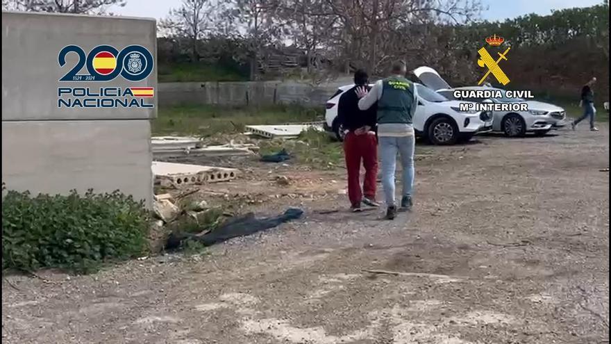 La Guardia Civil desarticula en Alfarb la banda que robaba cobre en las línes del ferrocarril