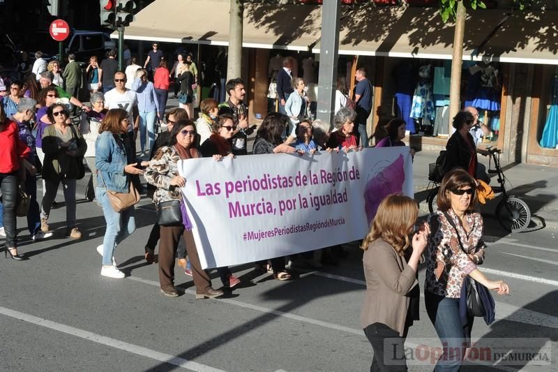 Manifestación contra la violencia patriarcal en Murcia