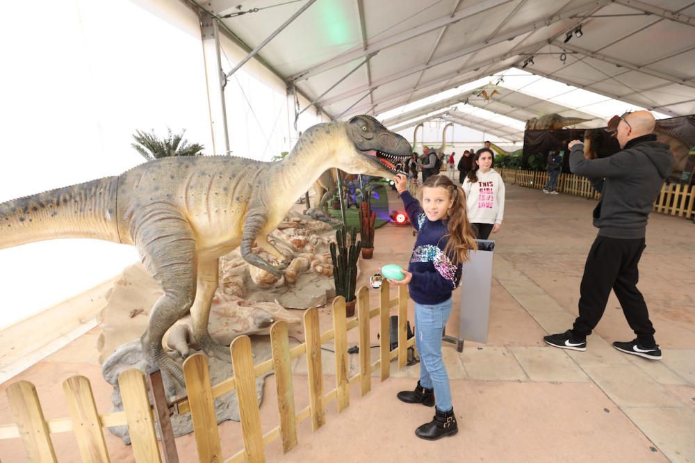 Así fue la exposición 'Dinosaurs Tour', que llegará a Mallorca, durante su paso por Ibiza