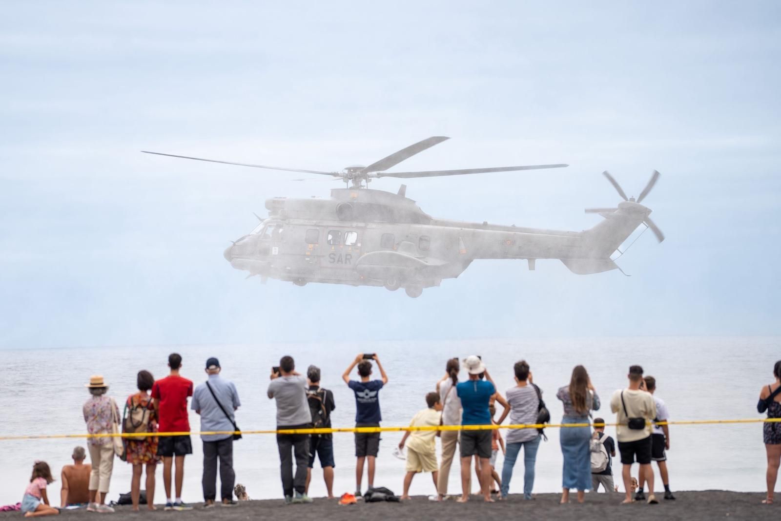 Exhibición del Ejército del Aire y del Espacio por las fiestas de la LXX Bajada de la Virgen de las Nieves