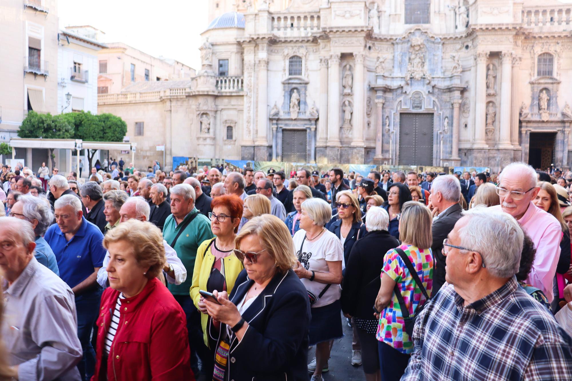 Las imágenes del regreso en romería de la Fuensanta a su santuario