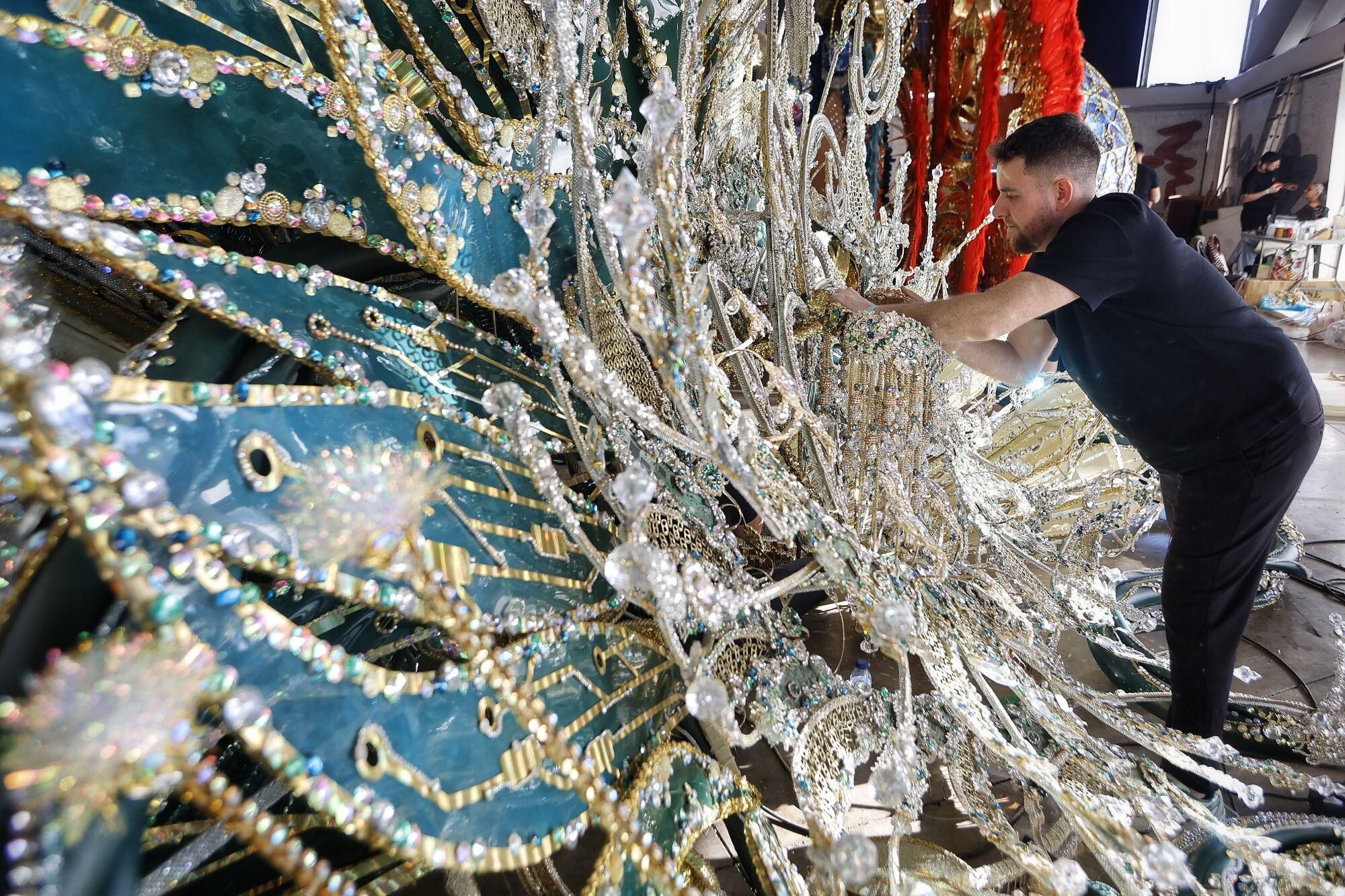 Backstage de la Gala de la Reina de Santa Cruz de Tenerife