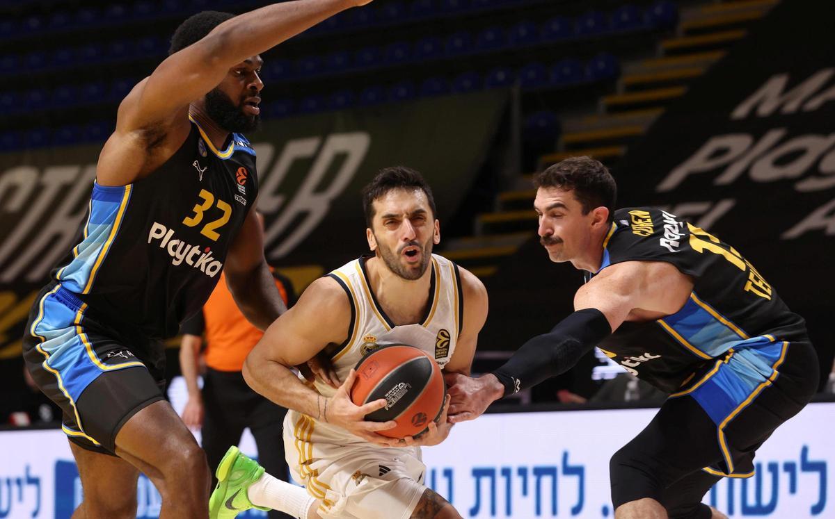 Campazzo se paseó en el primer cuarto ante un Maccabi inoperativo