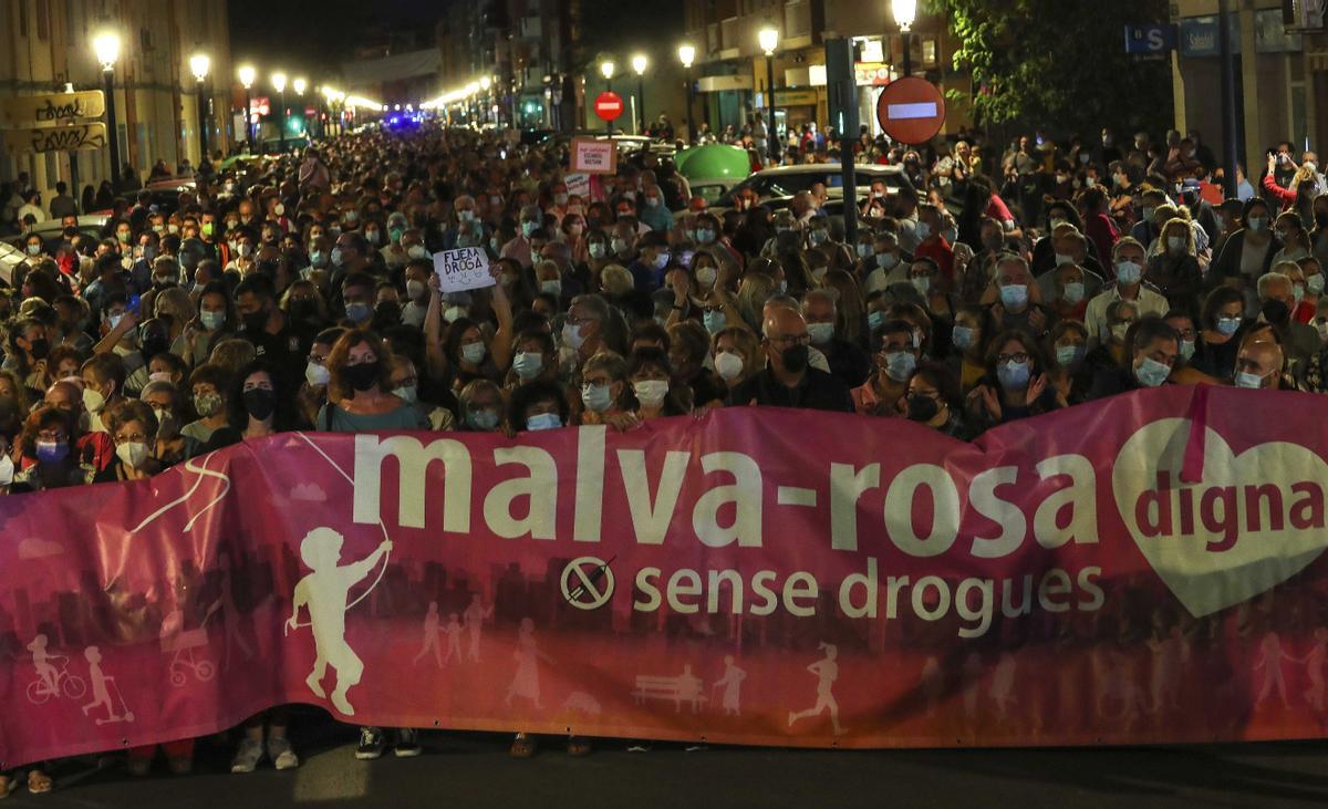 La Malva-rosa reclama desde hace 3 décadas una solución contra el narcotráfico.