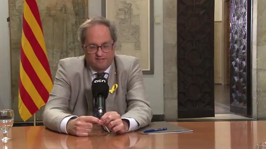 Torra se plantea dimitir y convocar elecciones si no consigue aprobar los presupuestos