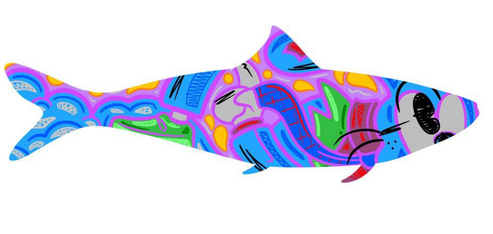 La colorida sardina de Pablo Ozores. 