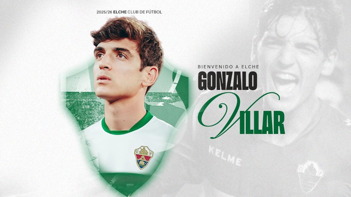 Gonzalo Villar, nuevo jugador del Elche