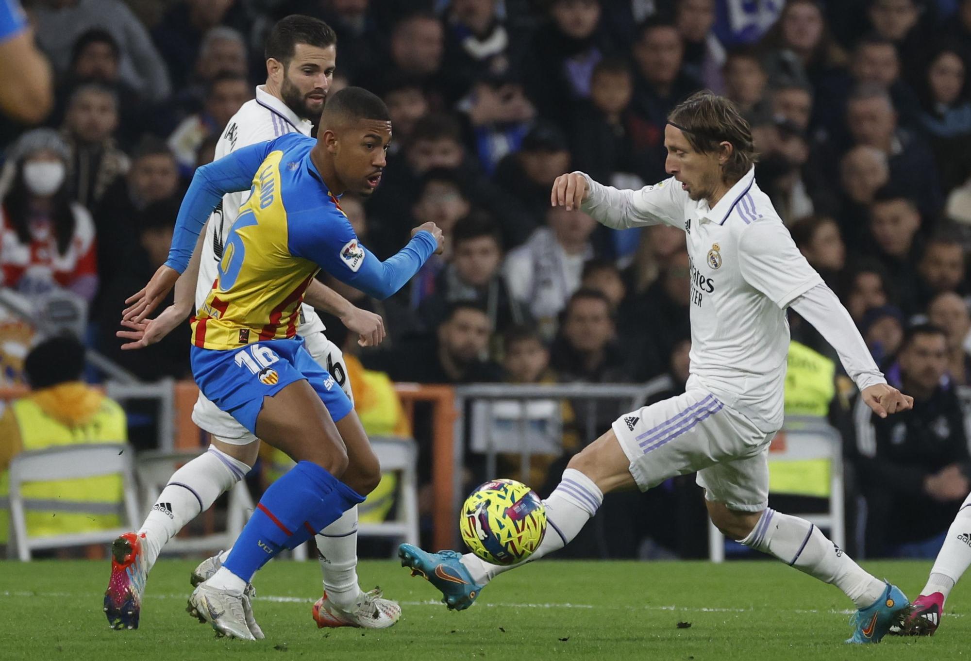 Imágenes del Real Madrid - Valencia CF en el Santiago Bernabéu