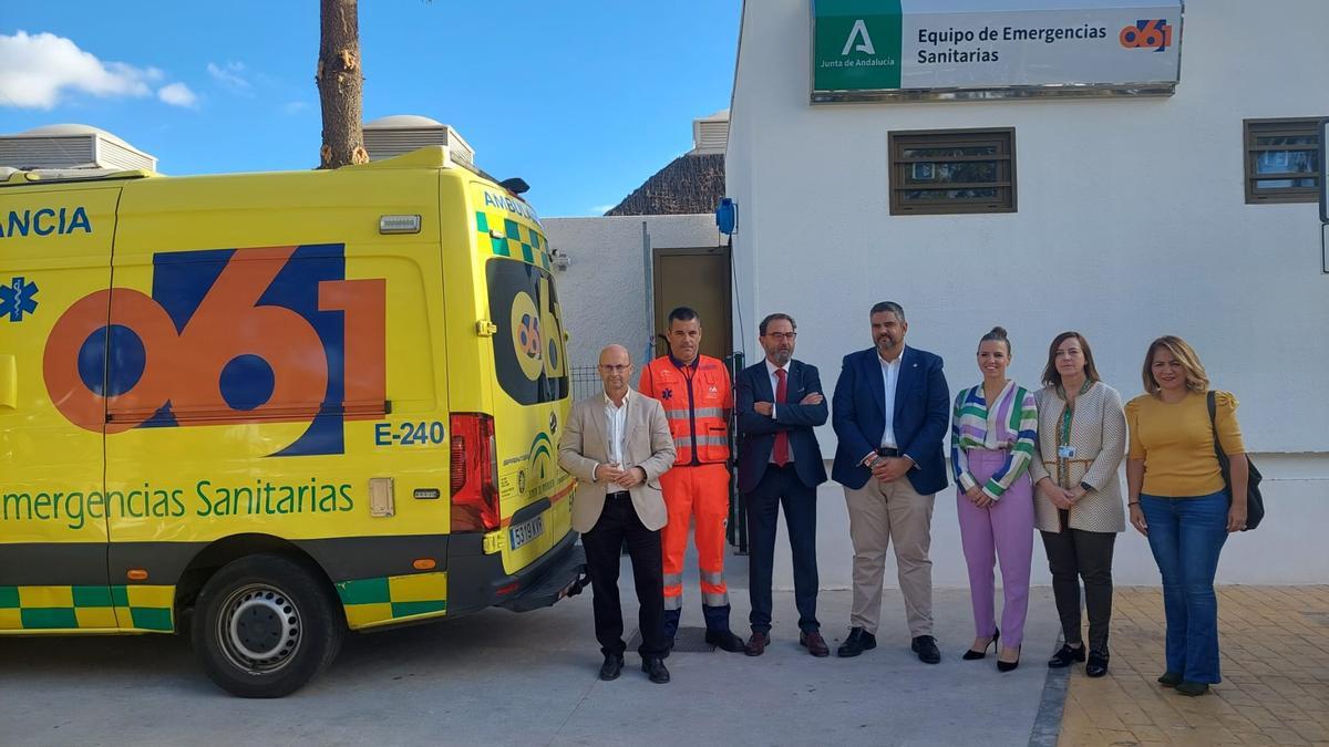 Salud pone en marcha una nueva base asistencial del 061 en Mijas