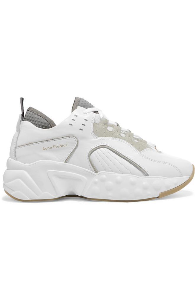 Deportivas blancas de cuero, de Acne Studios