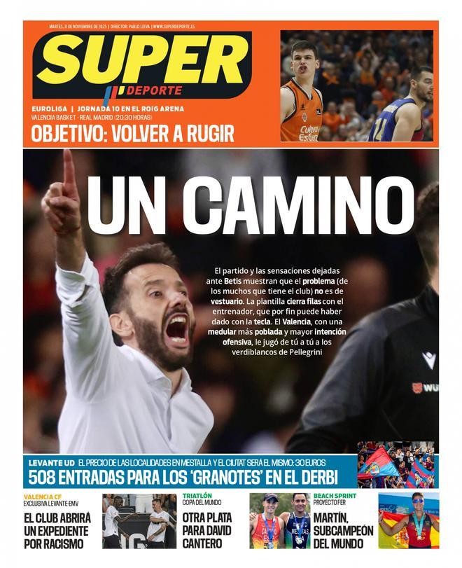 Estas son las portadas de la prensa deportiva de hoy