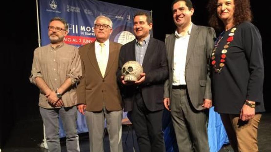 Roberto García, César Augusto Asencio, Miquel Santamaria, Antoni Francés y Alicia Garijo, ayer en Alicante.