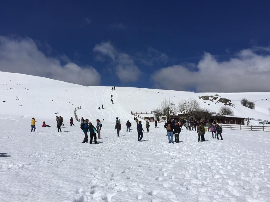 Los Lagos lucen su mejor cara con la nieve