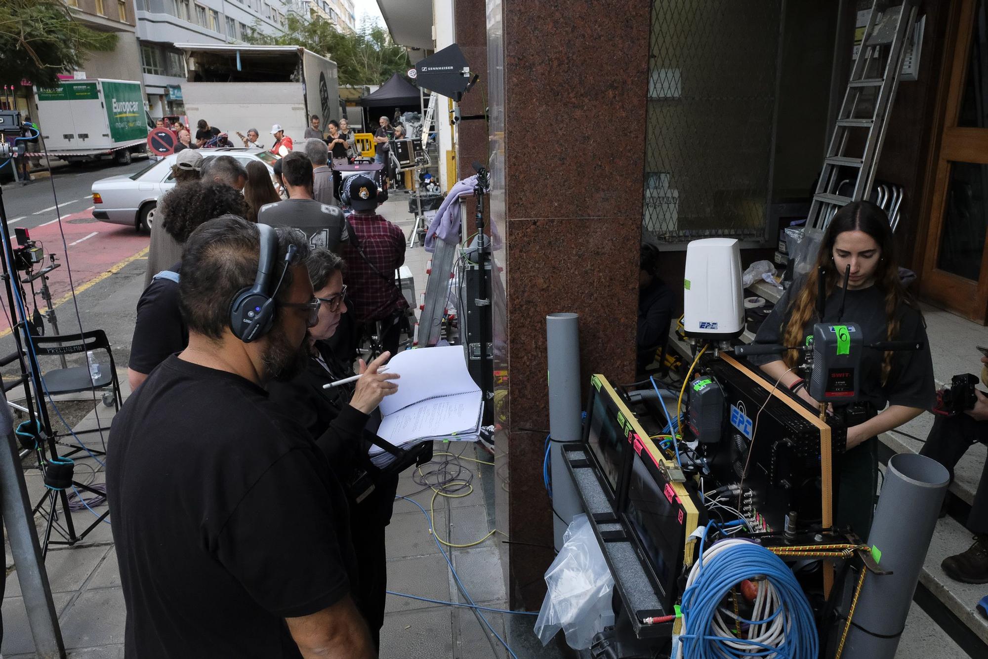 Rodaje de la película 'Hasta el fin del mundo' en Triana