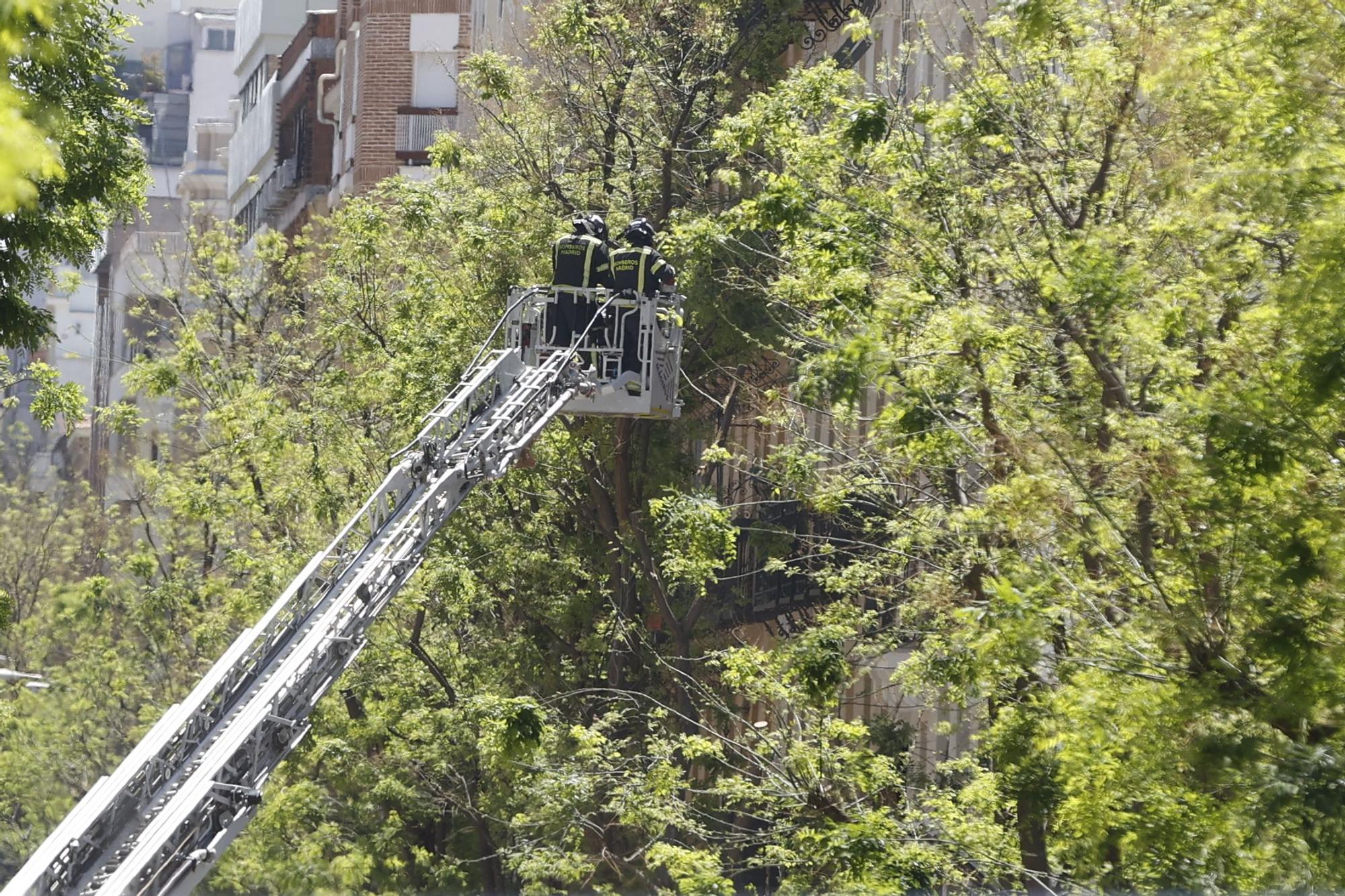 Varios heridos en explosión de un edificio en el barrio Salamanca de Madrid