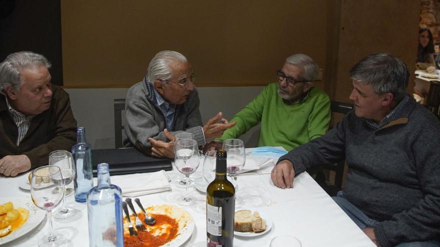 Desde la izquierda, Antonio Pedrero, Pedro Santos Tuda, Tomás Crespo y Ricardo Flecha. | Jose Luis Fernández