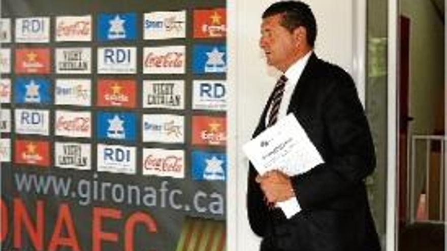 Boadas va confirmar ahir l&#039;entrada del Girona al concurs de creditors.