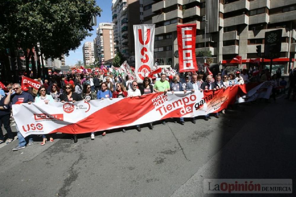 Manifestación del 1 de mayo en Murcia