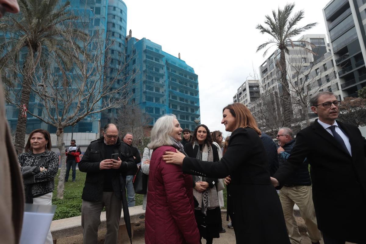 Acto de conmemoración del incendio de Campanar en su aniversario