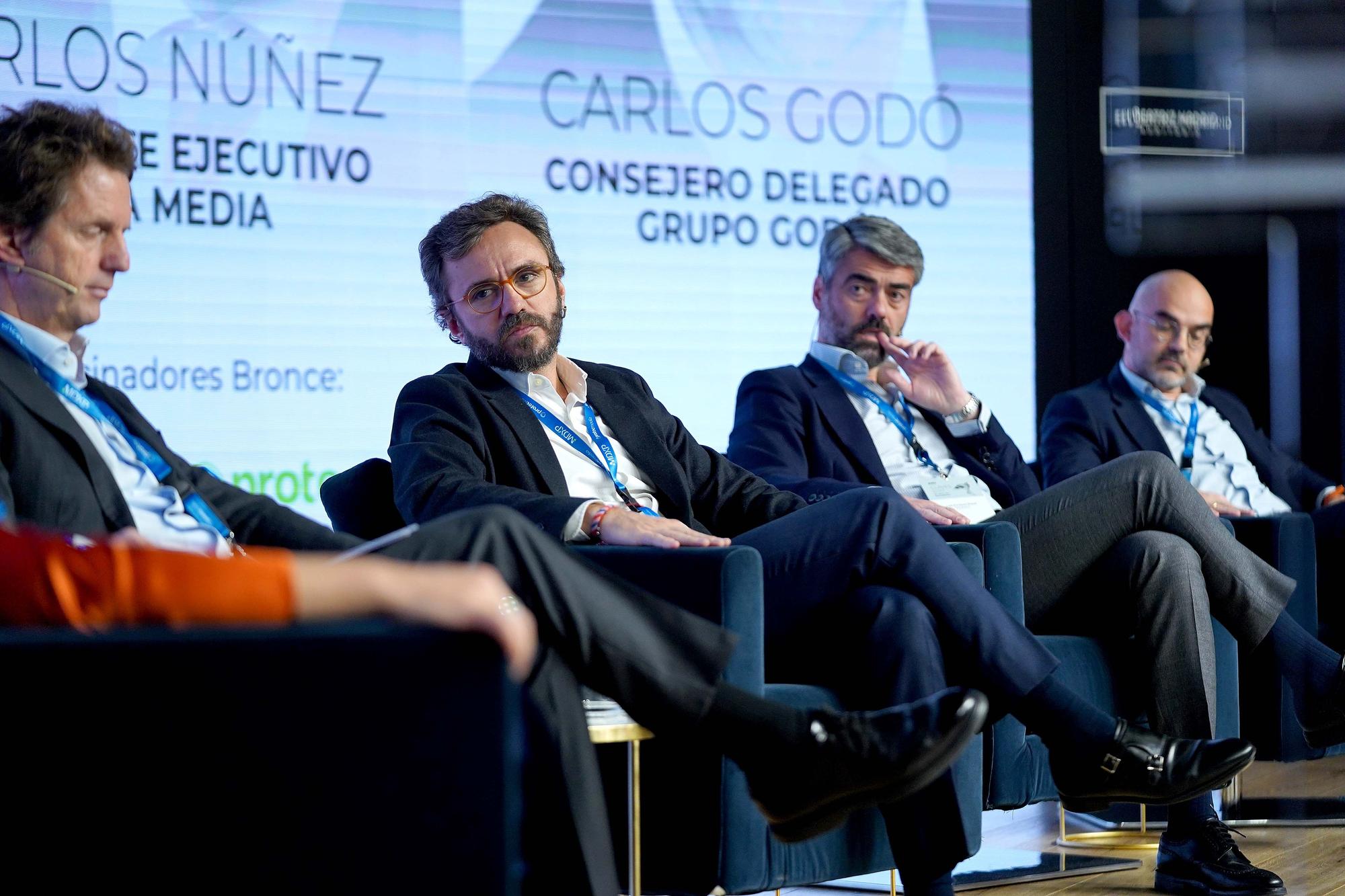 Luis Enríquez, Aitor Moll, Carlos Núñez, y Carlos Godó analizan los retos y oportunidades que afrontan los medios de comunicación