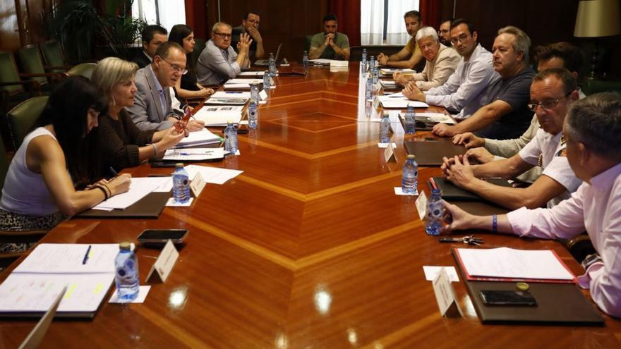 Comisión de seguimiento de las obras en las travesías de Zamora constituida en la Subdelegación. | Ana Burrieza