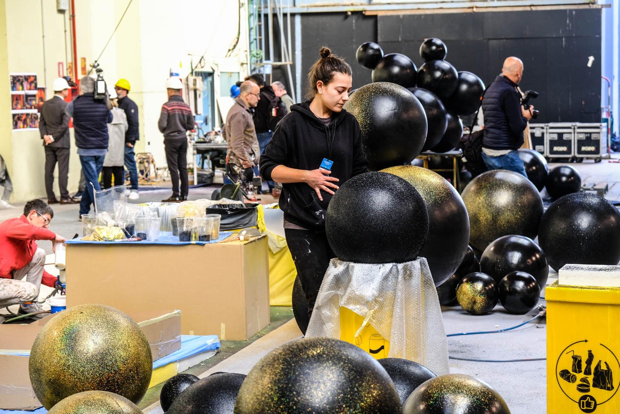 Visita al escenario de Studio 54 del Carnaval de Las Palmas de Gran Canaria