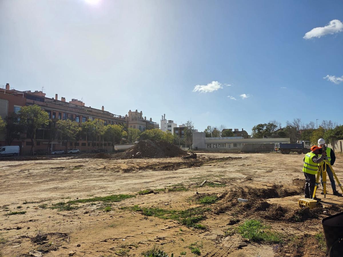 Fotografía de la ubicación dende se levantará LaMet.