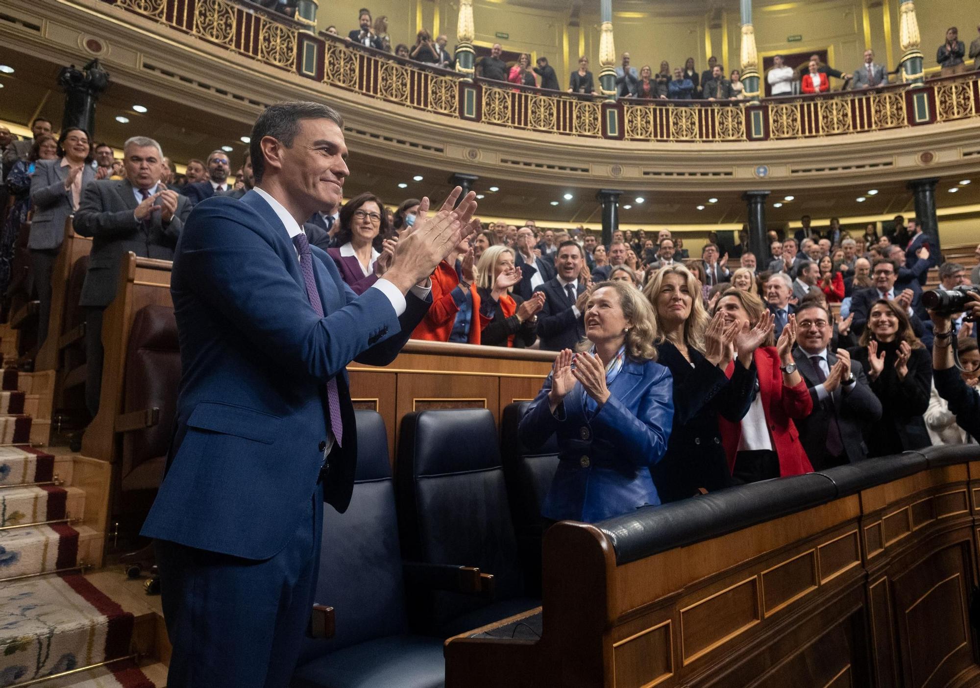 Les millors imatges de la investidura de Pedro Sánchez