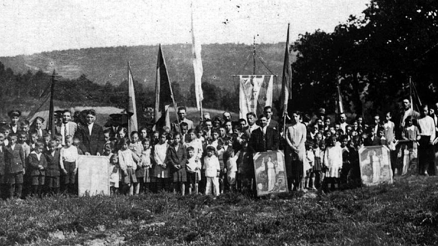 Conmemoración da proclamación da República organizada polo Sindicato de Pardemarín. | //FOTO APORTADA POR XOÁN CARLOS GARRIDO