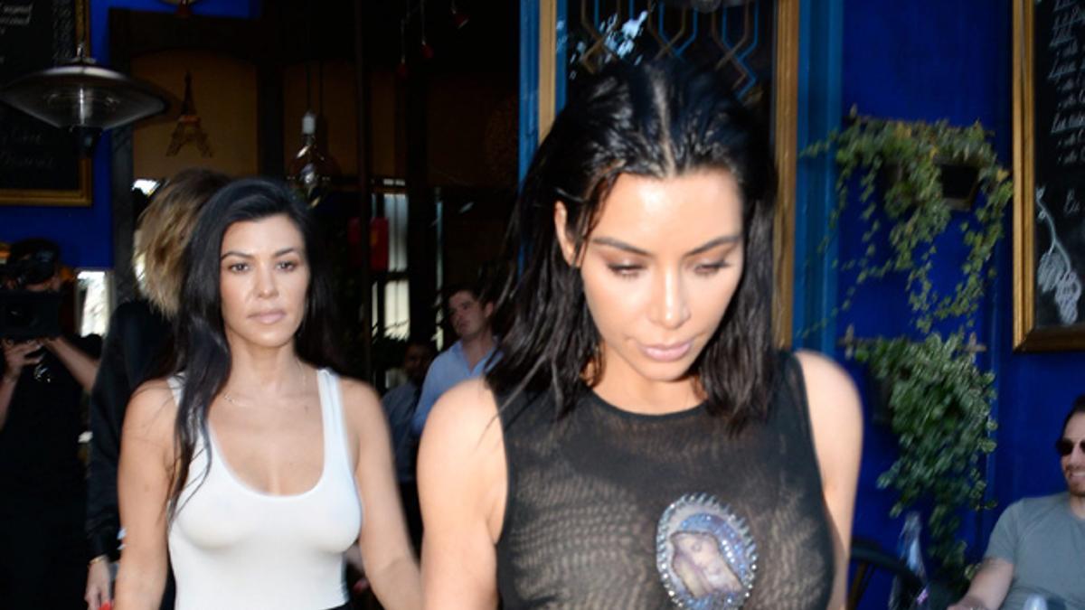 Kim Kardashian y su look más transparente
