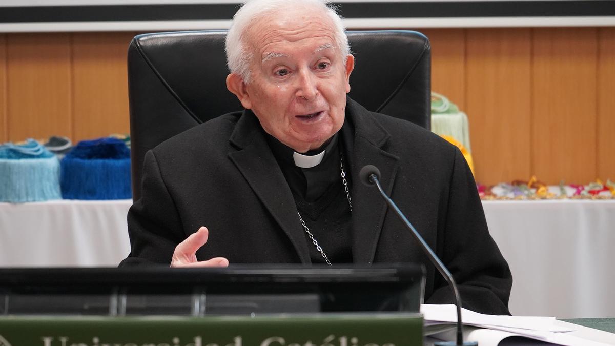 Cardenal Cañizares, en la Universidad Católica.