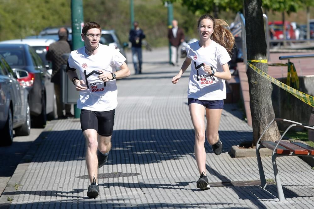 Carrera solidario en Avilés organizada por Cáritas