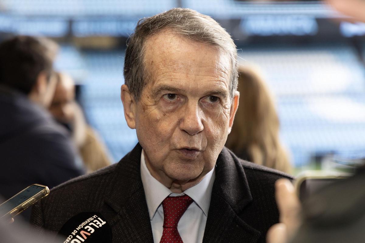 Caballero, en el estadio de Balaídos.
