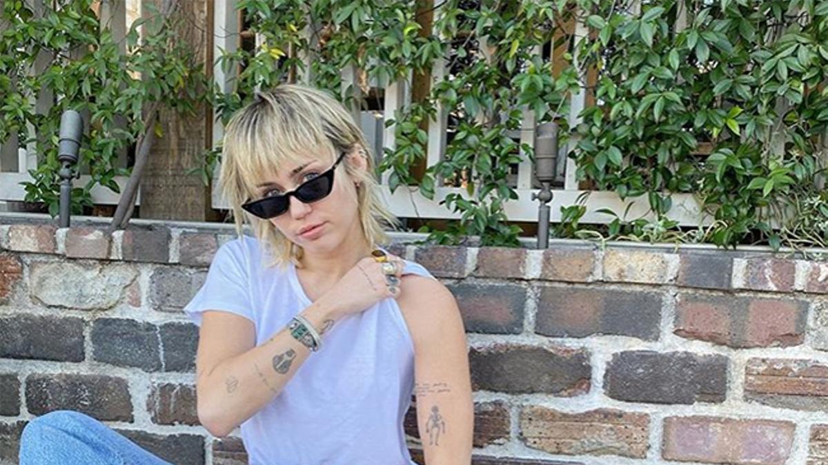 Miley Cyrus con nuevo corte de pelo Mullet