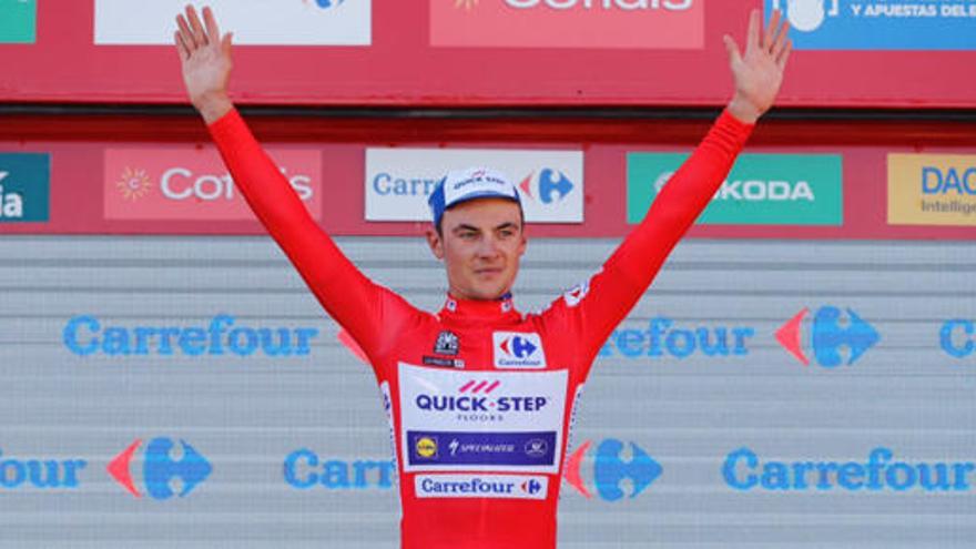 Yves Lampaert, nuevo líder de La Vuelta.