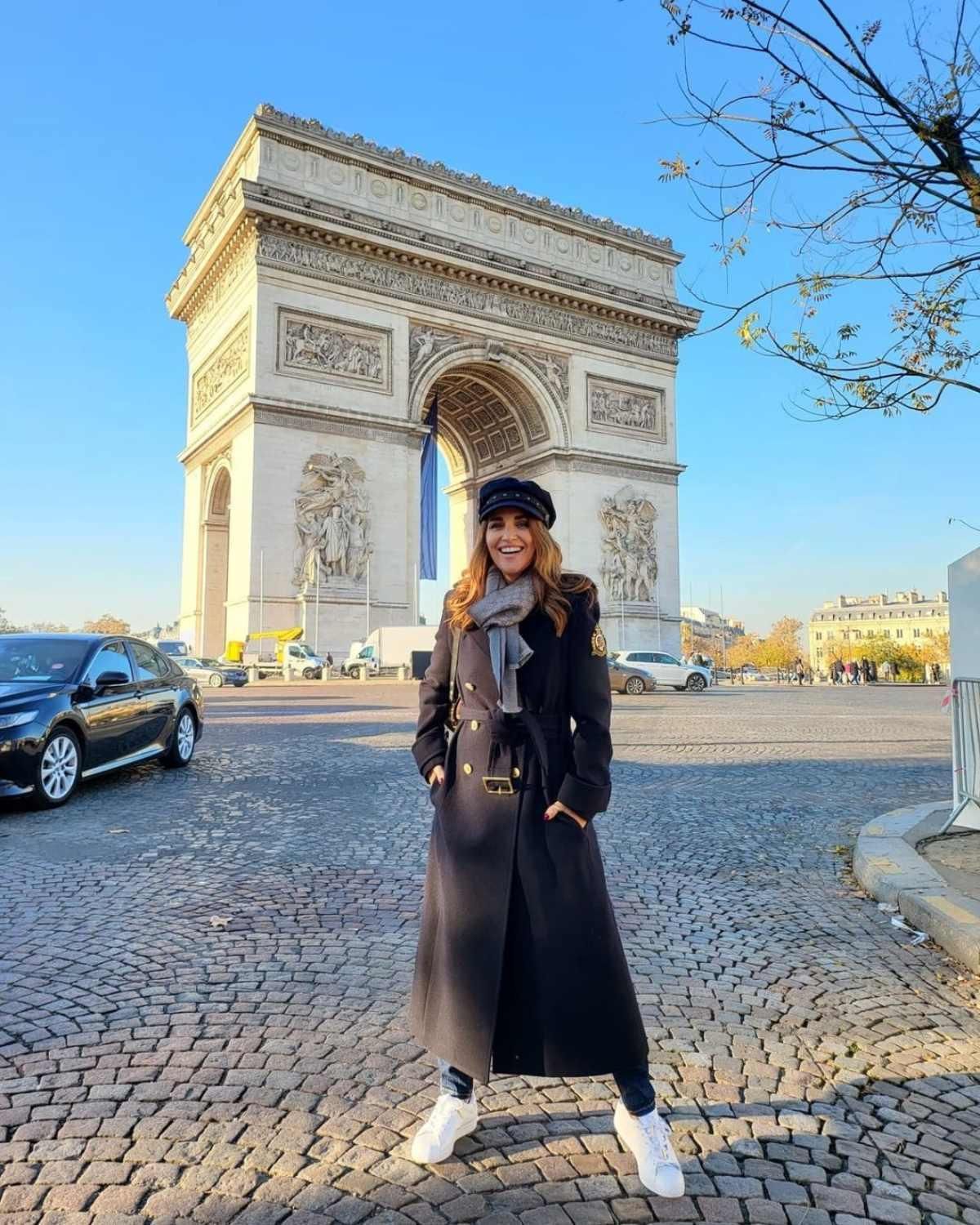 Paula Echevarría en un viaje a París