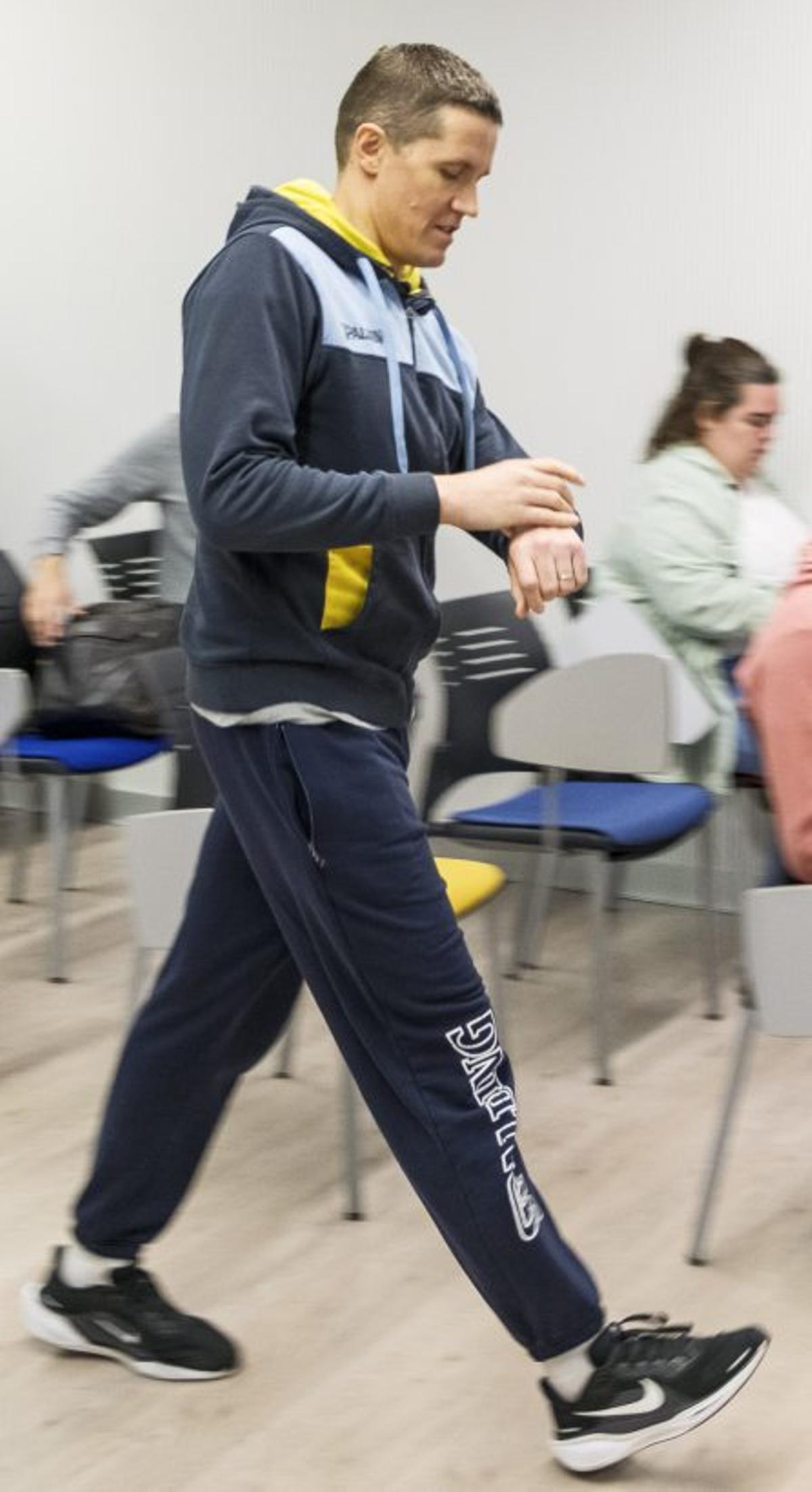 Lakovic, en la rueda de prensa. |