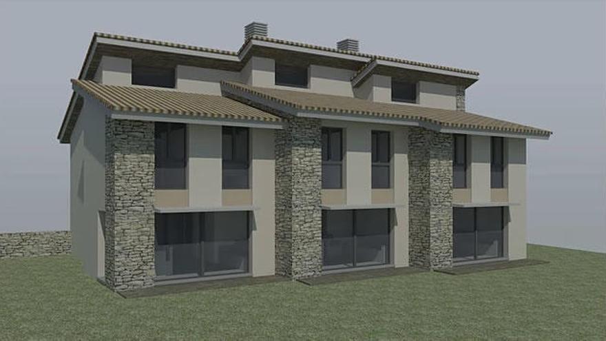 Projecte de construcció d&#039;habitatges socials a Molló.