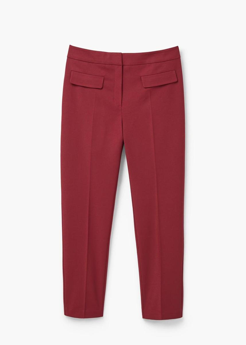 Tesoros de rebajas 'mid season', pantalón burdeos de Mango (12,99€)