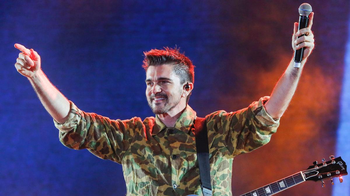 Juanes, durante un concierto en Managua, en julio del 2017.