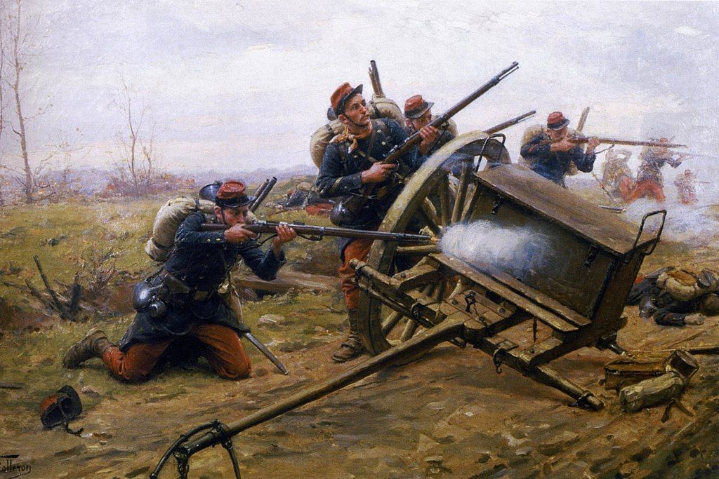 Una imagen de la guerra franco-prusiana.